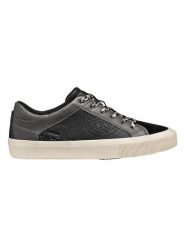 Geox Skórzane sneakersy "Emmeleny" w kolorze czarnym rozmiar: 39. Czarne trampki Geox, bez wzorów, bez zapięcia. Za 264.95 zł.