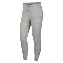 Spodnie sportowe damskie Nike Essential Pant Reg Fleece. Szare spodnie dresowe Nike, l, bez wzorów, z dresówki. Za 327.00 zł.
