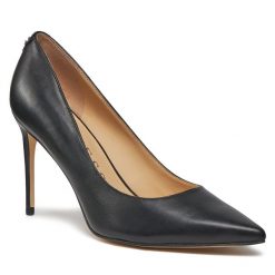 Szpilki Guess. Czarne szpilki Guess, z aplikacjami, bez obcasa, na szpilce, bez zapięcia. Za 339.99 zł.