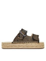 EMU Australia Espadryle Ayers W13168 Czarny. Czarne espadryle EMU Australia, bez wzorów, z materiału, bez obcasa, bez zapięcia. Za 229.99 zł.