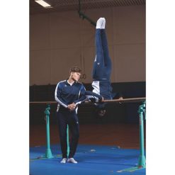 Spodnie treningowe Erima Celebrate 125 Niebieskie Junior. Niebieskie spodnie dresowe Erima, bez wzorów, z dzianiny. Za 294.99 zł.