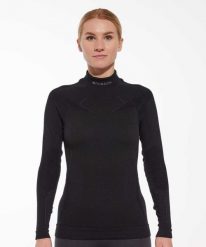 Bluza damska wełniana Brubeck EXTREME MERINO. Czarne bluzy sportowe Brubeck, l, bez wzorów, z dzianiny, bez kaptura. Za 329.00 zł.