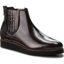 Sztyblety MARC O'POLO - 607 13555001 105 Brandy 723. Brązowe botki Marc O'Polo, bez wzorów, z materiału, bez obcasa, bez zapięcia. W wyprzedaży za 379.00 zł.
