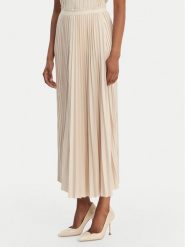 MAX&Co. Spódnica plisowana 2616771013200 Beżowy Regular Fit. Brązowe spódnice MAX&Co., s, bez wzorów, z syntetyku, plisowane. Za 739.99 zł.