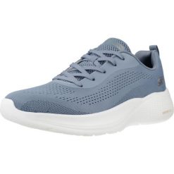 Kapcie SKECHERS BOBS INFINITY Niebieski. Niebieskie obuwie domowe Skechers, bez wzorów, bez zapięcia. Za 406.99 zł.