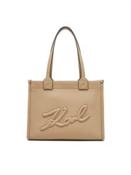 KARL LAGERFELD Torebka A1W30042 Beżowy. Brązowe torebki klasyczne KARL LAGERFELD, bez wzorów, ze skóry, bez dodatków. Za 559.99 zł.