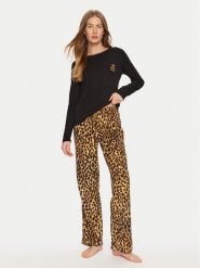 LAUREN RALPH LAUREN Piżama ILN72376F Brązowy Regular Fit. Brązowe piżamy Lauren Ralph Lauren, bez wzorów, z syntetyku, bez ramiączek. Za 359.99 zł.