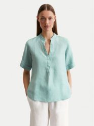 Marc O'Polo Koszula 516 1135 41069 Zielony Regular Fit. Zielone koszule Marc O'Polo, bez wzorów, ze lnu, bez kołnierzyka, bez ramiączek. Za 219.99 zł.