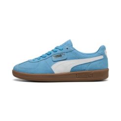 Sneakersy Puma Palermo. Białe obuwie sportowe Puma, z gumy, bez zapięcia, do piłki nożnej. W wyprzedaży za 295.55 zł.