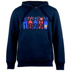 Bluza z kapturem Barça 2024-25 - XL. Czarne bluzy FC Barcelona, na zimę, xl, bez wzorów, z kapturem. W wyprzedaży za 259.85 zł.