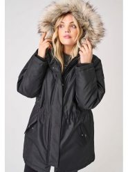 ONLY Carmakoma Parka w kolorze czarnym rozmiar: 54. Czarne parki Only Carmakoma, bez kaptura. Za 193.70 zł.