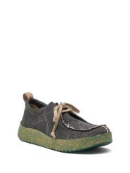 Comfortfusse Trzewiki w kolorze szaro-zielonym rozmiar: 40. Szare półbuty sznurowane Comfortfüße, bez wzorów, eleganckie, bez obcasa, bez zapięcia. Za 196.70 zł.