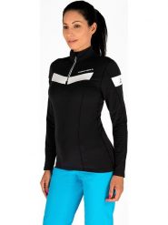 Fischer Bluza polarowa "Gittan" w kolorze czarnym rozmiar: 46. Czarne bluzy FISCHER, bez wzorów, z materiału, bez kaptura. Za 74.28 zł.