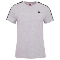 Koszulka Damska Jara. Szare bluzki Kappa, bez wzorów, sportowe, bez kołnierzyka, bez ramiączek. Za 88.99 zł.