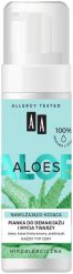 AA ALOES 100% aloe vera extract Pianka do demakijażu i mycia twarzy nawilżająco - kojąca 150 ml. Demakijaż OCEANIC. Za 14.89 zł.