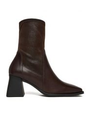 Vagabond Shoemakers Botki Hedda 5602-302-35 Brązowy. Brązowe botki Vagabond Shoemakers, bez wzorów, ze skóry, bez obcasa, na słupku, bez zapięcia. Za 719.99 zł.