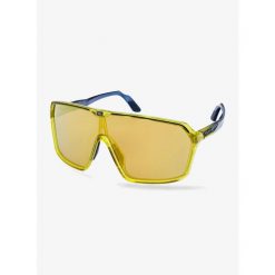 Okulary rowerowe Rudy Project Spinshield - c.blue/apple green/mult yellow. Żółte okulary przeciwsłoneczne Rudy Project, bez wzorów, sportowe. Za 637.50 zł.