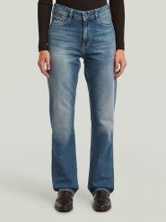 G-Star Dżinsy - Regular fit - w kolorze niebieskim rozmiar: W28/L32. Niebieskie jeansy G-Star, l, z aplikacjami. Za 189.95 zł.