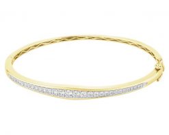 Bransoletka z żółtego złota z brylantami - 1,01 ct - próba 585. Żółte bransoletki Apart, z brylantem, złote. Za 25,990.00 zł.