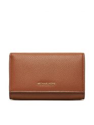 MICHAEL Michael Kors Duży Portfel Damski 32T5GJ6D9L Brązowy. Brązowe portfele MICHAEL Michael Kors, bez wzorów, ze skóry. Za 669.99 zł.