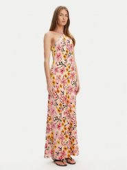 STAUD Sukienka letnia Cubism R25S2272BR Kolorowy Regular Fit. Sukienki STAUD, na lato, s, bez wzorów, z wiskozy, bez kołnierzyka, bez ramiączek. Za 2,419.00 zł.