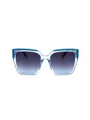 Furla Damskie okulary przeciwsłoneczne w kolorze niebieskim rozmiar: 55. Niebieskie okulary przeciwsłoneczne Furla, bez wzorów, z tworzywa sztucznego. Za 284.95 zł.