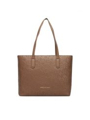 Valentino Torebka Gynevra Re VBSA6801 Beżowy. Brązowe shopper Valentino, bez wzorów, ze skóry, bez dodatków. Za 749.99 zł.
