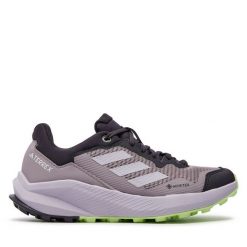 Buty do biegania adidas. Fioletowe obuwie sportowe Adidas, z gore-texu, bez zapięcia, do biegania, Adidas Terrex, gore-tex. Za 519.99 zł.