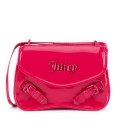 Torebka Juicy Couture. Czerwone listonoszki Juicy Couture, bez wzorów, bez dodatków. Za 289.99 zł.