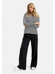 Milano Italy Koszulka w kolorze granatowo-białym rozmiar: L. Białe bluzki Milano Italy, l, bez wzorów, z bawełny, bez kołnierzyka, bez ramiączek. Za 86.99 zł.