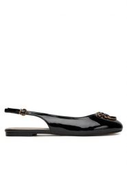 PINKO Baleriny Maggy 01 SD0247 E002 Czarny. Czarne baleriny Pinko, bez wzorów, ze skóry, bez obcasa. Za 499.99 zł.