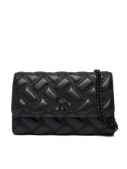 Kurt Geiger Torebka Kensington Chain 648400109 Czarny. Czarne torebki klasyczne Kurt Geiger, bez wzorów, ze skóry, bez dodatków. Za 659.99 zł.