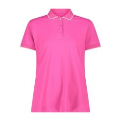 Damska koszulka polo CMP. Czerwone koszulki polo CMP, bez wzorów, bez ramiączek. Za 150.60 zł.