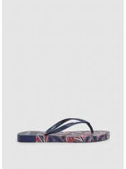 Pepe Jeans FOOTWEAR Japonki w kolorze granatowym rozmiar: 38. Niebieskie klapki Pepe Jeans FOOTWEAR, bez wzorów, z jeansu, z otwartym noskiem, bez obcasa. Za 74.63 zł.