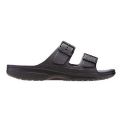 Sandały Crocs Saturday Sandal W Damskie. Czarne sandały Crocs, bez wzorów, z materiału, bez obcasa, bez zapięcia. Za 255.99 zł.