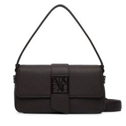 Torebka Armani Exchange. Brązowe torebki klasyczne Armani Exchange, bez wzorów, bez dodatków. Za 629.99 zł.
