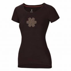 Koszulka damska Ocun Raglan. Czerwone bluzki Ocun, s, bez wzorów, sportowe, bez kołnierzyka, bez ramiączek. Za 178.50 zł.