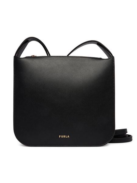 Furla Torebka Ava S WB01818 BX3104 CN O6000 Czarny. Czarne listonoszki Furla, bez wzorów, ze skóry, bez dodatków. Za 1,369.00 zł.