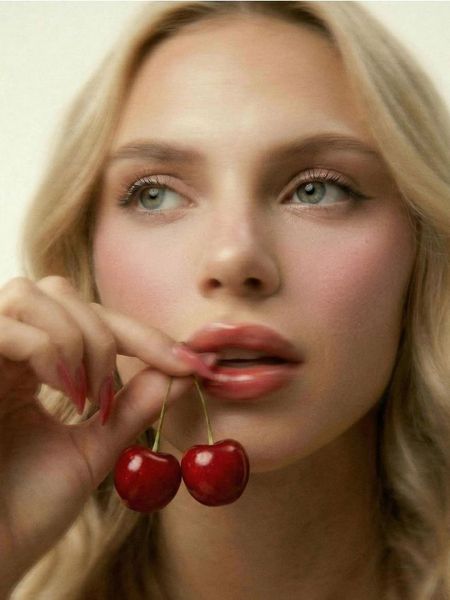 Róż topper do policzków Cherry Me Up! - różowy. Róże Sinsay. W wyprzedaży za 4.99 zł.
