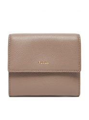 Furla Mały Portfel Damski Goccia M Compact WP00469 BX3036 KH 2572S Beżowy. Brązowe portfele Furla, bez wzorów, ze skóry. Za 519.99 zł.