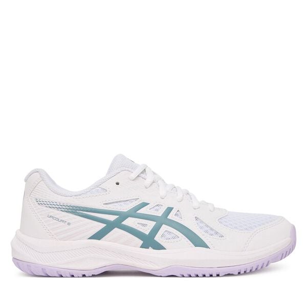 Buty na siłownię Asics. Białe obuwie sportowe Asics, bez zapięcia, na fitness i siłownię. Za 217.99 zł.