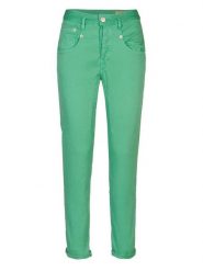 Herrlicher Dżinsy - Slim fit - w kolorze zielonym rozmiar: W28. Zielone jeansy Herrlicher, bez wzorów, z podwyższonym stanem. Za 118.84 zł.