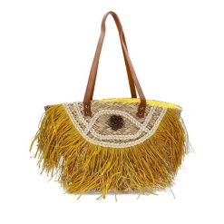 Żółta Torebka Damska Sca'Viola Elegancki Koszyk Boho. Żółte torebki klasyczne Sca'viola, bez wzorów, z materiału, bez dodatków. Za 249.00 zł.