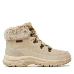 Trapery Skechers. Brązowe trapery i śniegowce Skechers. Za 449.99 zł.