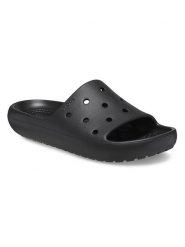 Crocs Klapki w kolorze czarnym rozmiar: 38/39. Czarne klapki Crocs, bez wzorów, z otwartym noskiem, bez obcasa. Za 106.38 zł.