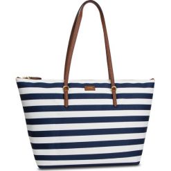 Torebka LAUREN RALPH LAUREN - Tote Modium 431687516011 Navy. Białe shopper Lauren Ralph Lauren, bez wzorów, z materiału, bez dodatków. W wyprzedaży za 399.00 zł.