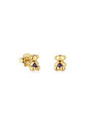 TOUS Kolczyki Bold Bear 1004024500 Złoty. Żółte kolczyki Tous, srebrne. Za 699.99 zł.