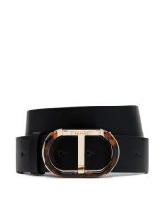 TWINSET Pasek Damski 251TA4440 Czarny. Czarne paski Twinset, bez wzorów, ze skóry. Za 249.99 zł.