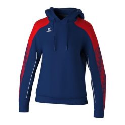 Bluza damska z kapturem Erima Evo Star. Czerwone bluzy Erima, na zimę, bez wzorów, z materiału, z kapturem. Za 242.00 zł.