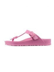 Birkenstock Japonki "Gizeh" w kolorze jasnoróżowym rozmiar: 40. Różowe klapki Birkenstock, bez wzorów, z otwartym noskiem, bez obcasa. Za 195.45 zł.